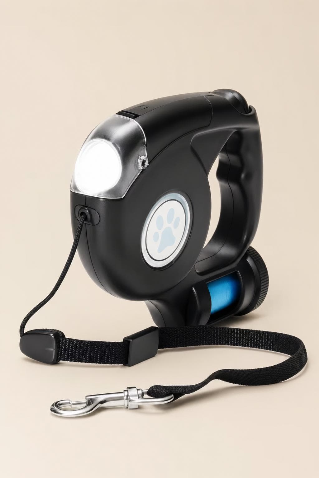Glow Retractable Leash — Sage / Oat